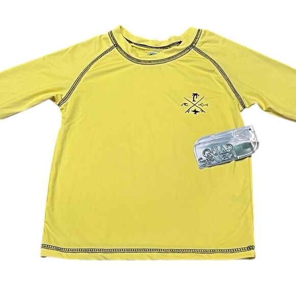 Quad Seven Kids Yellow Rashguard - Picture 1 of 8
